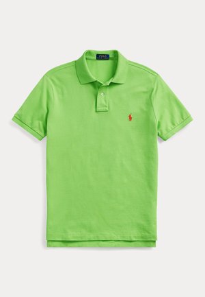 SLIM FIT MESH POLO SHIRT - Pólóing - kiwi lime