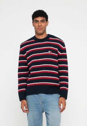 STRIPE BADGE - Jersey de punto - bohemian rose