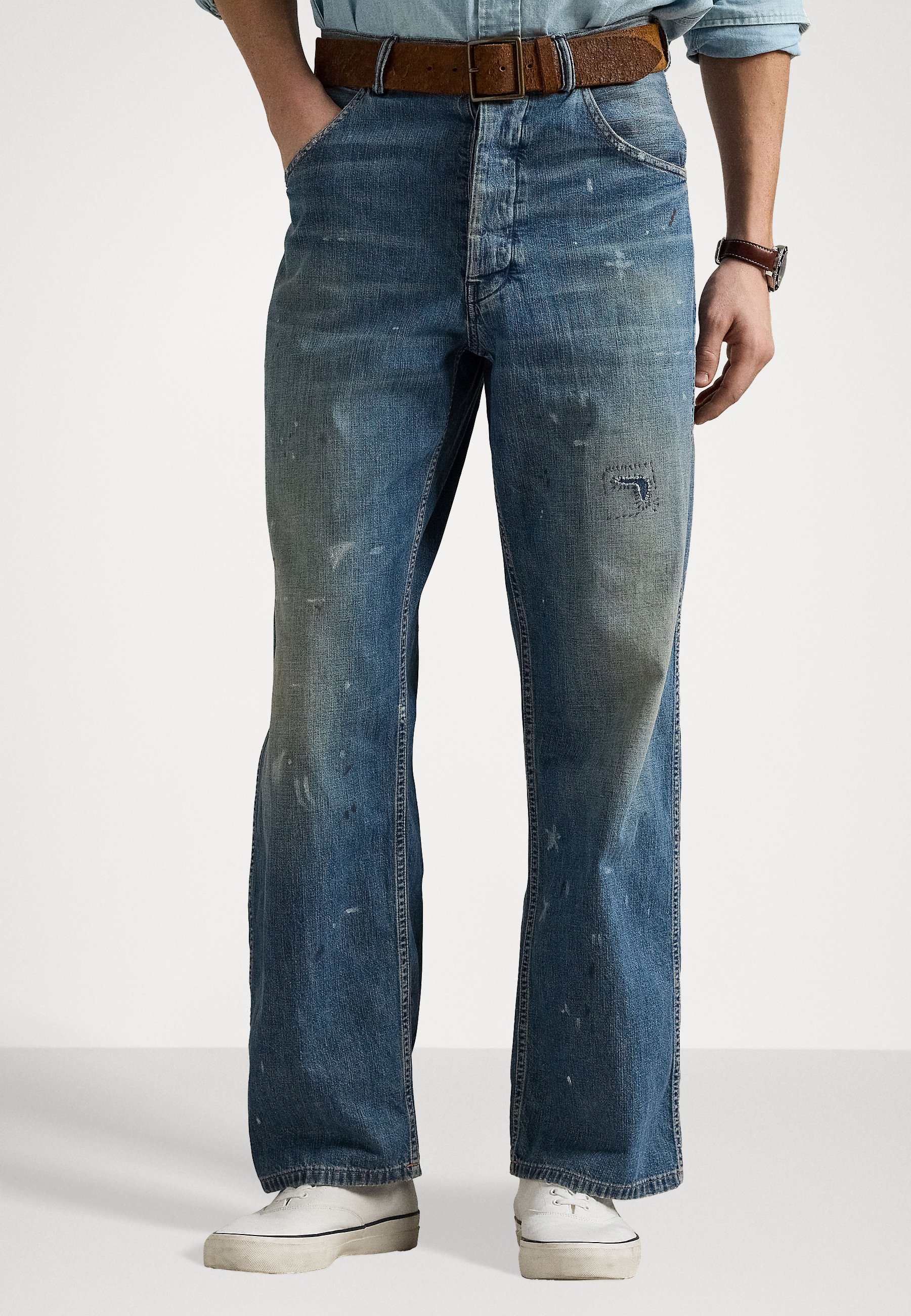 Polo Ralph Lauren RELAXED FIT DISTRESSED CARPENTER JEAN - Relaxed 