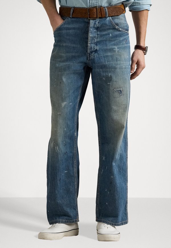 RELAXED FIT DISTRESSED CARPENTER JEAN - Relaxed fit jeans - knighton