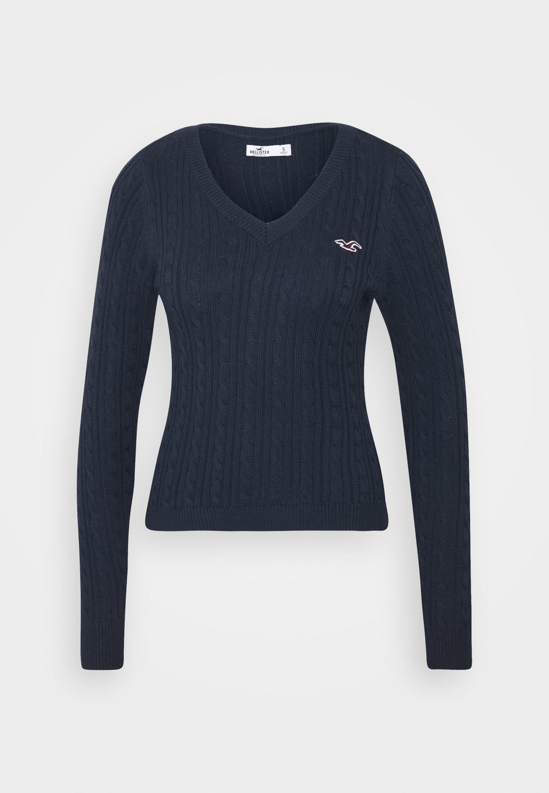 CABLE ICON VNECK Strickpullover navy CABLE ICON VNECK Strickpullover navy