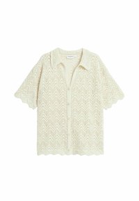 SHORT SLEEVE - Cardigan - light beige