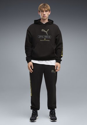 Puma, PUMA SPORT BOXY GRAPHIC FLEECE HOODIE - Hoodie - black