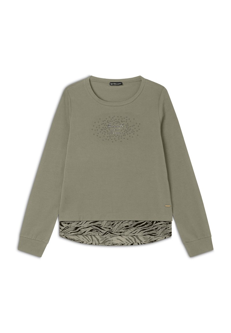 Freddy Camiseta de manga larga - aloe zebra animalier