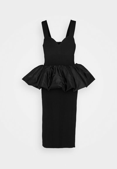 Hervé Léger RUCHED PEPLUM  - Cocktail φόρεμα / Φόρεμα για πάρτι - black