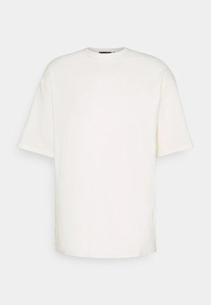 GALLUCKS x NU IN COLLECTION OVERSIZED CREW NECK - T-shirt basic - off white
