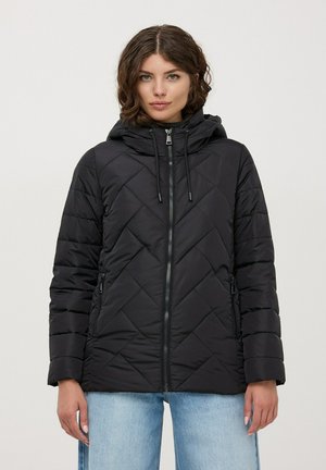 Cappotto Denim TOM TAILOR Donna - Cappotto Lungo Trapuntato Con Cappuccio E Fodera In Pile