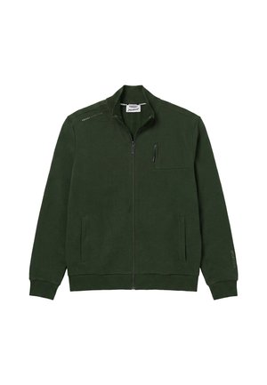 Freddy, FELPA DA UOMO CON COLLO ALTO IN COSTINA E FULL ZIP - Sudadera con cremallera - green