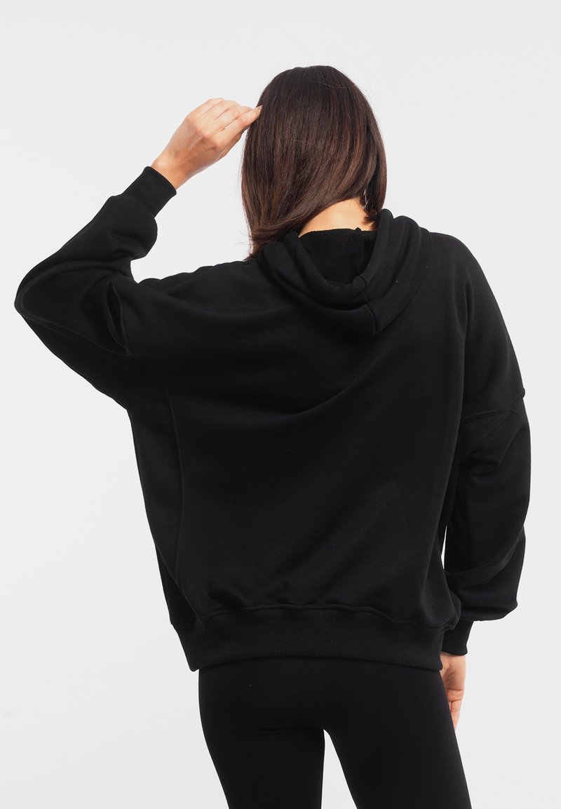 Damen Sweatshirts | Tom Barron Kapuzenpullover schwarz - BD23052 Damen Sweatshirts | Tom Barron Kapuzenpullover schwarz - BD23052