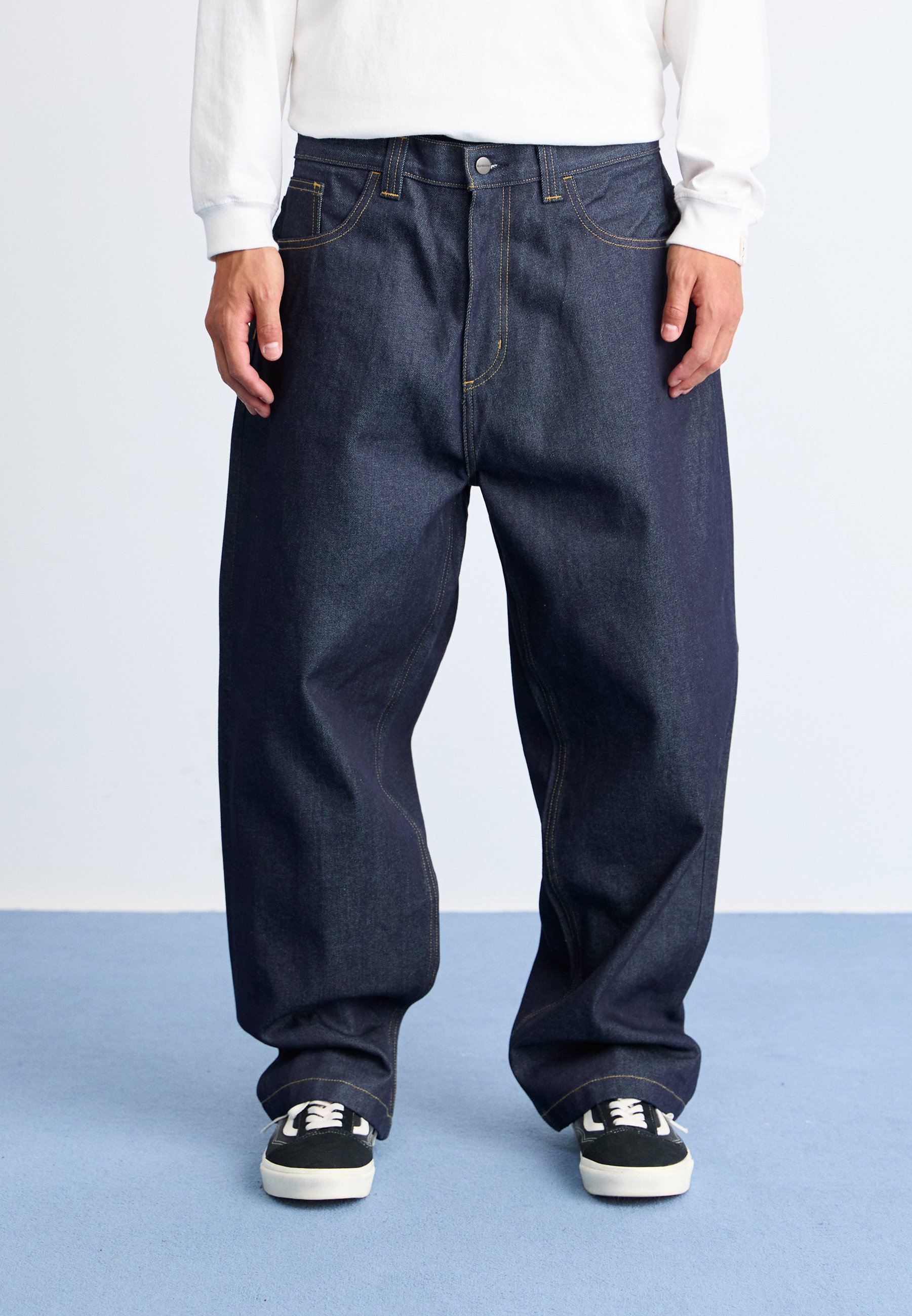 Carhartt WIP BRANDON PANT SMITH - Baggy Jeans - blue rigid/blue 