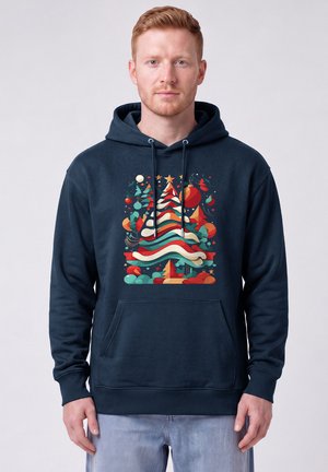 watapparel, CHRISTMAS TREE UNISEX - Hoodie - french navy