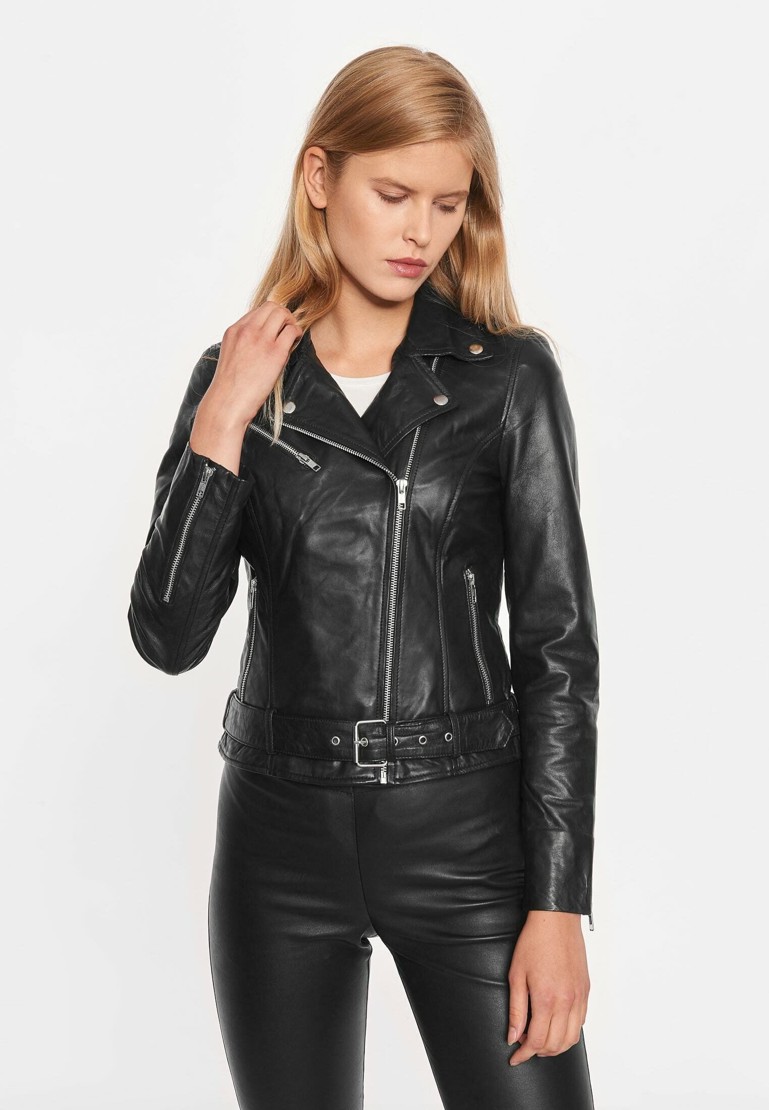 zalando leather jacket