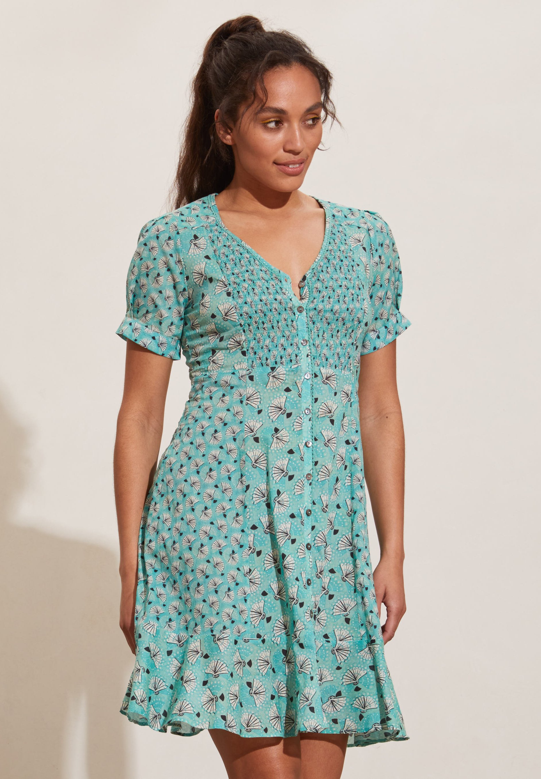 navy collar dress