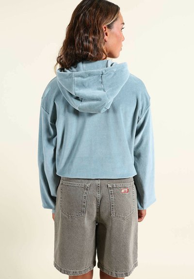 OXBOW Gilet Femme à Capuche Zippée – Double Fourrure Chaude Et Confortable