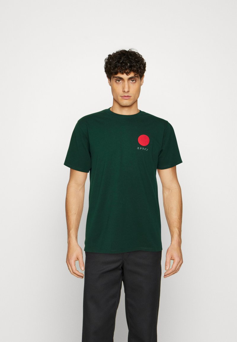 Edwin JAPANESE SUN UNISEX TShirt print pine grove/dunkelgrün