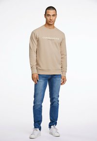 Lindbergh O-NECK - Felpa - stone