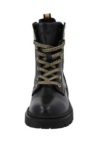 Palado Botines con cordones - schwarz
