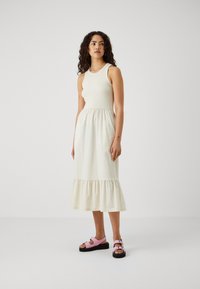 Gap Tall MIDI DRESS - Denné šaty - beige
