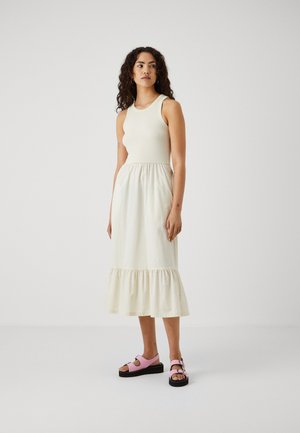 MIDI DRESS - Dienas kleita - beige