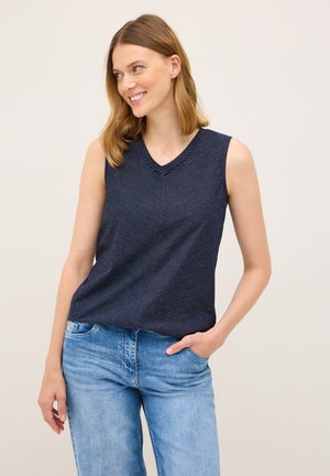 Cecil GESTREIFTES - Top - blau