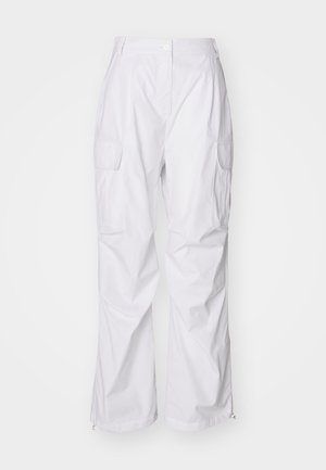 Patrizia Pepe PANTALONI/TROUSERS - Hlačami s stranskimi žepi - bianco ottico