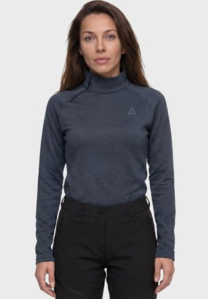 Schöffel, SCHÖFFEL FLEECEROLLI LONGSLEEVE STYLE ENERGIO WMN - Long sleeved top - - blau