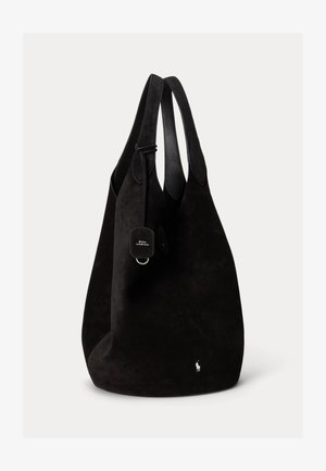 Polo Ralph Lauren, POLO PLAY SUEDE LARGE TOTE - Sac à main - black