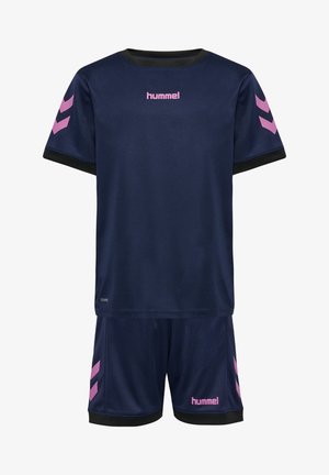 Hummel, UNISEX SET, granatowy melanż