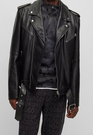Veste en cuir - black