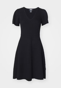 DKNY FIT AND FLARE FLUTTER - Kampsunkleit - black