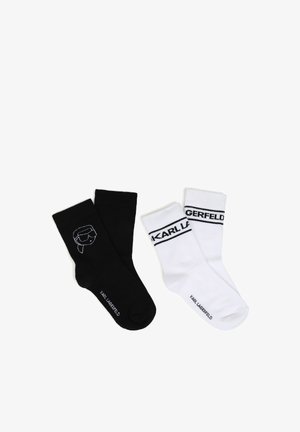 KARL LAGERFELD KIDS, 2 LOT DE CHAUSSETTES - Chaussettes - blanc