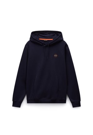 Napapijri, BADGE H - Felpa con cappuccio - blu marine