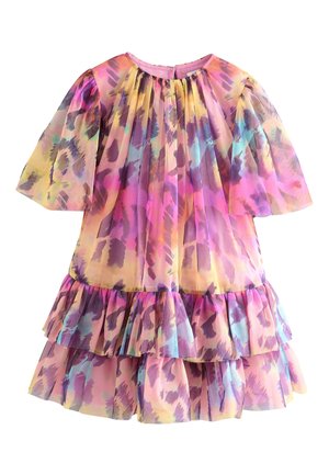 Next REGULAR FIT - ANIMAL TIERED - Cocktailklänning - rainbow