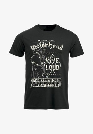 rockshirts MOTÖRHEAD LIVE AND LOUD - T-shirts med print - black