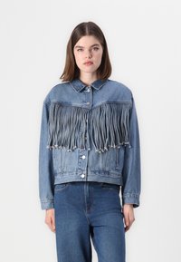 GAP FRINGE DAD - Traper jakna - medium indigo