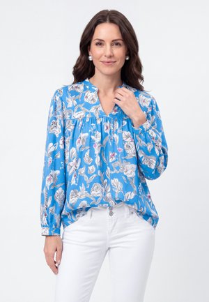 usha, Bluse - multicolor sky blue