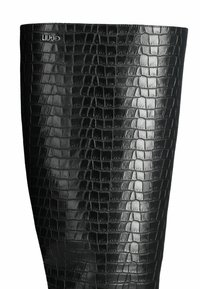 LIU JO CROCODILE-PRINT  - Laarzen met hoge hak - black