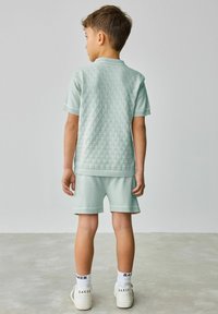 Baker by Ted Baker REGULAR FIT - TEXTURED SET  - Træningsbukser - sage green