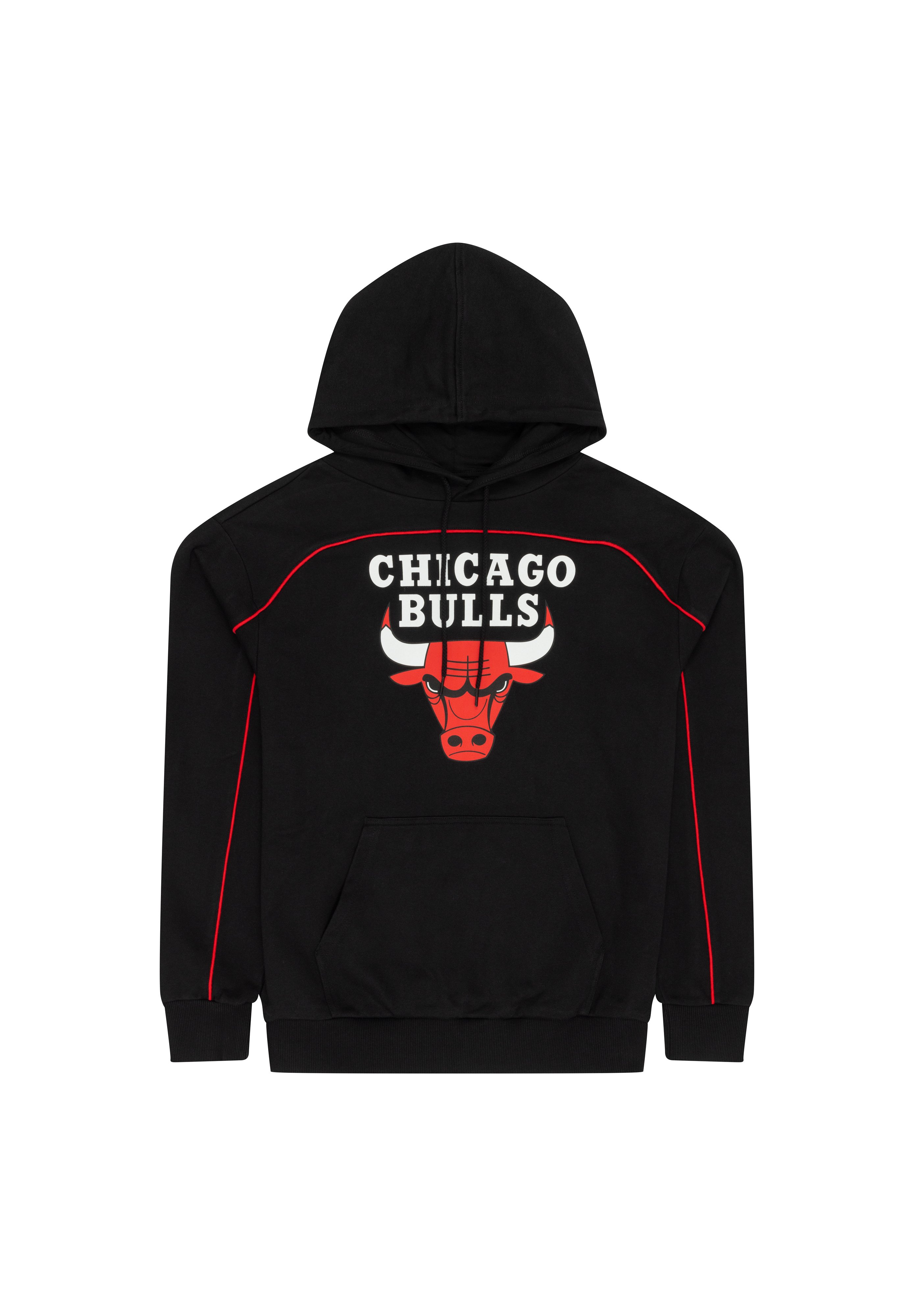 STARTER NBA CHICAGOBULLS HoodieJacket　黒 New Era NBA CHICAGO BULLS - Sweatshirt - black - Zalando.co.uk