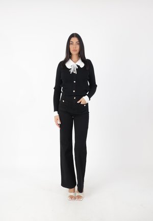 ELARA - Flared Jeans - schwarz