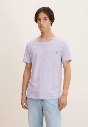 GESTREIFTES - T-shirt con stampa - purple white yd stripe