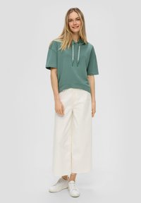 s.Oliver MIT HALBLANGEN ÄRMELN - T-Shirt print - minze