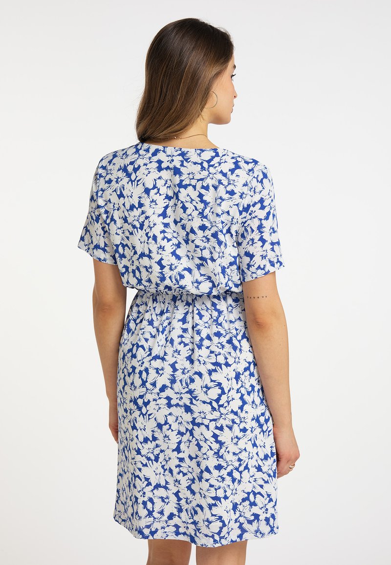 Damen Freizeitkleider | faina FAINA TYLIN Freizeitkleid blau / weiss/blau - SS67118 Damen Freizeitkleider | faina FAINA TYLIN Freizeitkleid blau / weiss/blau - SS67118