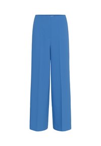 CORINNE WIDE LONG - Kalhoty - palace blue