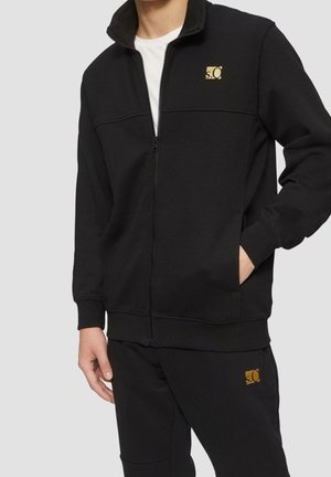 Mikina na zip - black