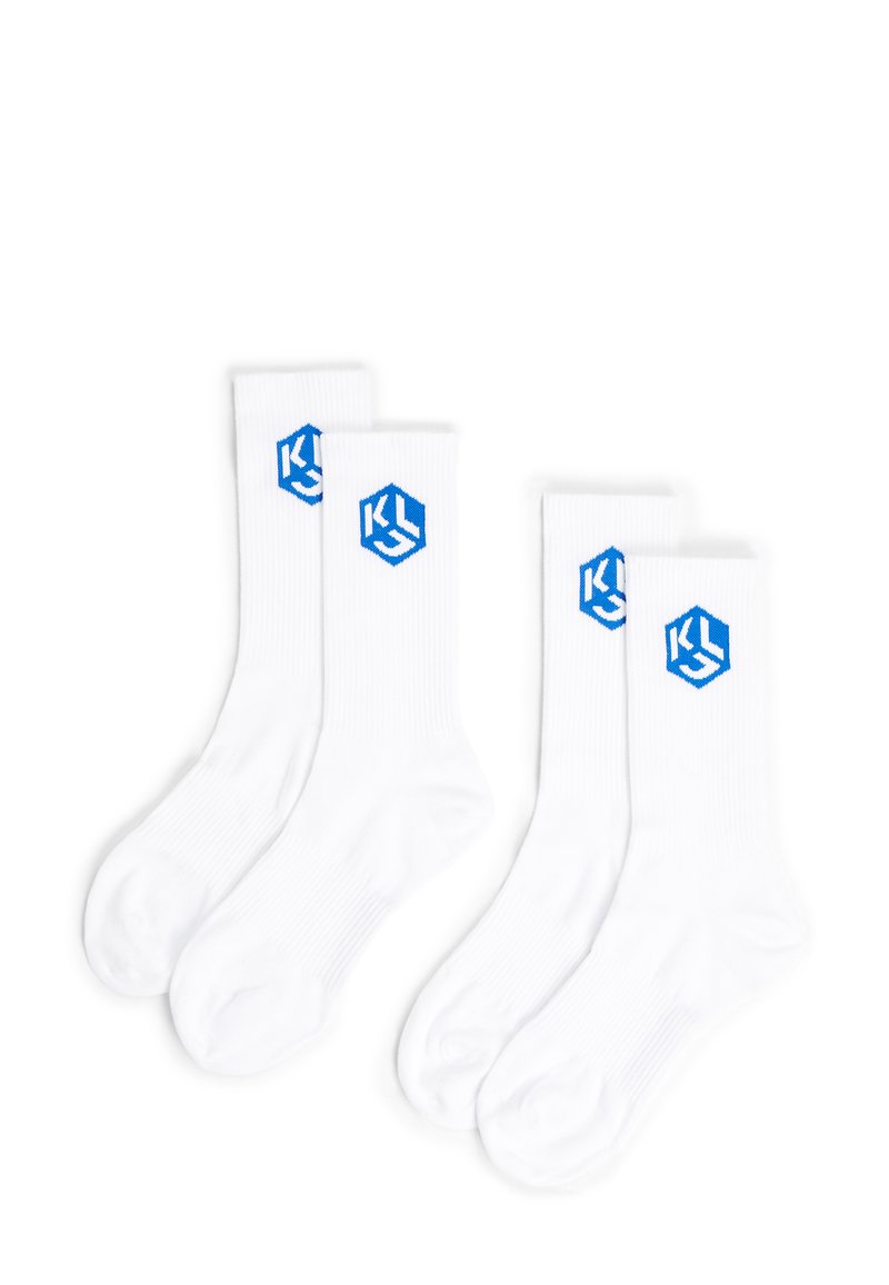 Karl Lagerfeld Lot 3 Paires Chaussettes Femme Ikon Noir/Blanc/Gris