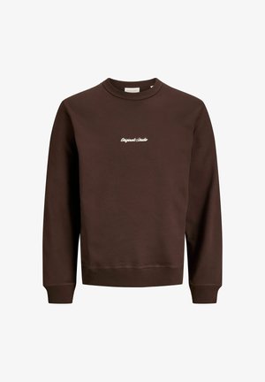 Jack & Jones, JORNORREBRO EMB SWEAT CREW NOOS - Sweatshirt - java