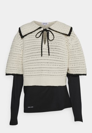 HADIA - Jersey de punto - crudo nata beige
