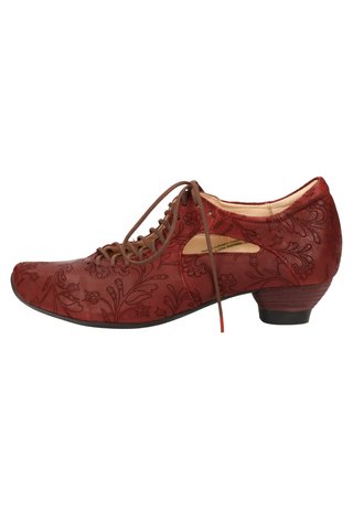 derbies femme rouge bordeaux