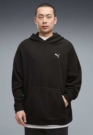 Puma, ESSENTIALS OVERSIZED HOODIE - Hoodie - black